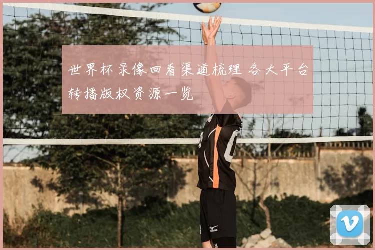 世界杯录像回看渠道梳理 各大平台转播版权资源一览