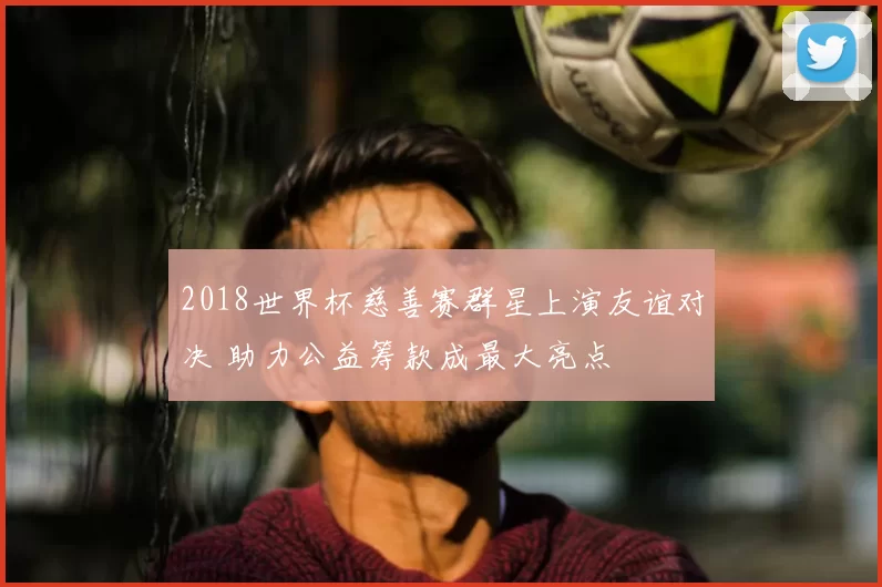 2018世界杯慈善赛群星上演友谊对决 助力公益筹款成最大亮点